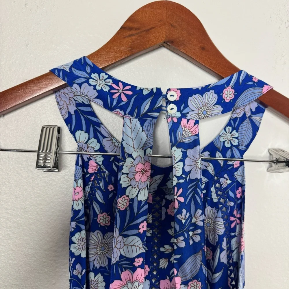 Abel The Label Blue Bell Cottage Floral Maxi Dress‎ - Picture 3 of 9